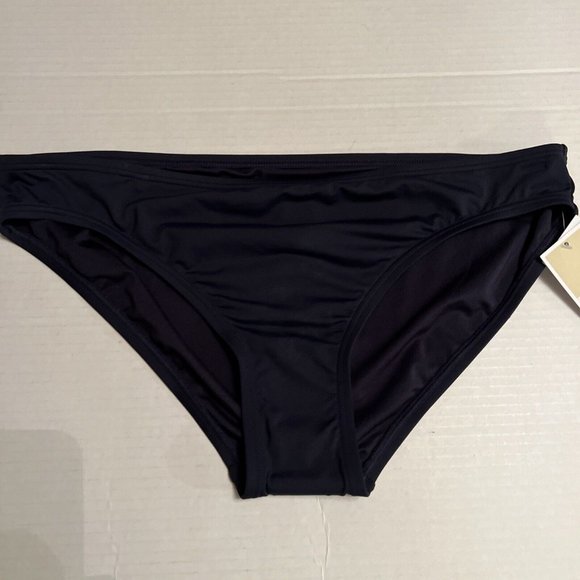 Michael Kors Sz XL Women's Navy Classic Bikini Swim Bottoms - Picture 2 of 7
